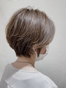 ジェービーヘア 稲毛(jb hair) 30代40代ハイライトショコラベージュくびれヘアボブルフ【稲毛】