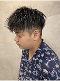 【前下がりマッシュツイストスパイラル】