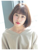 アフロート 武蔵小杉(AFLOAT)&nbsp;大人ガーリー顎ラインボブダークアッシュパールミルクティー