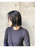 切りっぱなしボブ
