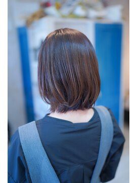ルポ(Repos) ＊自然な毛先の縮毛矯正ボブ＊【Repos 東大宮　東大宮駅】