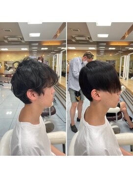 アッシュ 桜木町店(Ash) ”横浜”縮毛矯正で叶える膨らみ抑えたメンズスタイル☆竹永指名
