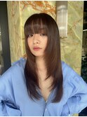 【ANDREY 宮村】ワンカールストレートロングレイヤー