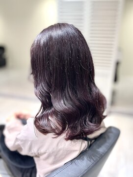 リベラ(LIBERA) ★くびレイヤー小顔エモージュ秋カラー韓国ヘアピンクベージュ