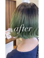 グリッター (Glitter)&nbsp;30代40代50代60代☆ 大人女性×白髪ぼかし・デザインカラー