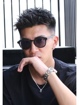 アソビ 表参道(ASOBI) ピンパーマ　アップバング