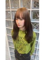 ボアップ 新居浜店(boappu)&nbsp;#レイヤーカット#顔周り#デザインカラー