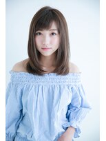 ニューヨークニューヨーク 阪急高槻店(NYNY)&nbsp;★くびレイヤーエモージュオリーブベージュレイヤーカットミディ