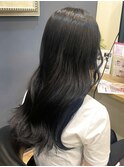 【ブルーブラック×トリートメント】ウェットヘア/鎌取/林愛華