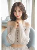 大人かわいいひし形ミディアムxココアブラウン