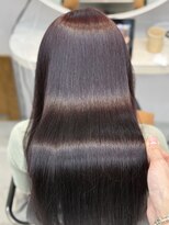 ケシキ 表参道 原宿(kesiki.)&nbsp;地毛風ストレート×ラベンダーピンク＊