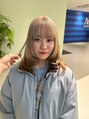 リンドヘアー アンド アイラッシュ(LINDO)&nbsp;レイヤーとハイトーンの相性バッチリ！暗髪でも明るい印象に☆