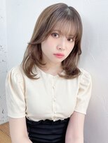 アイティーバイアルバム 北千住店(IT by ALBUM)&nbsp;美髪ミディアムおくれ毛前髪カット_29572