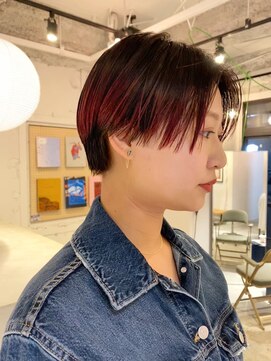 ルーム(Loom.) デザインカラーコントラストハイライトハンサムショート