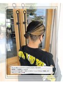 切りっぱなしツーブロック