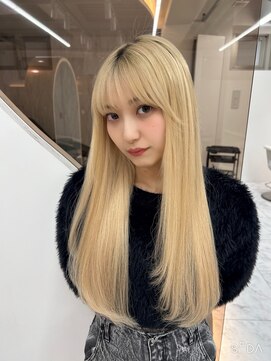 ロンドルピナス 小倉(Lond Lupinus) ブルーブラック/ワイドバング/美髪のススメ/外ハネボブ/北九州