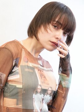 オウル(Owll) ＊コンパクトボブ顔周りレイヤーナチュラルブラウン＊