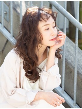 ヘアーズ 板宿店(hairs) レイヤーウェーブロング