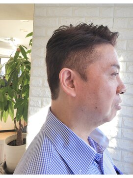 松本平太郎美容室 国立店 30代40代50代×ツーブロックショート×イノアカラー