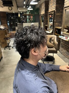 ユキオ ダル(Yukio Dal) ビジネス◎ツイスパメンズパーマ×ショートマッシュ