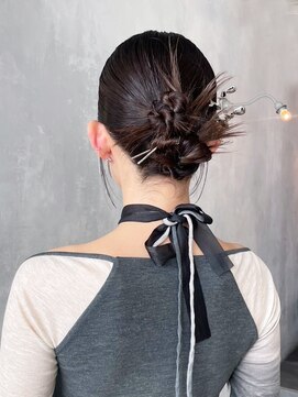 アイティーバイアルバム 八王子店(IT by ALBUM) 暗めカラー韓国ヘアグレージュオリーブベージュ_ba509212