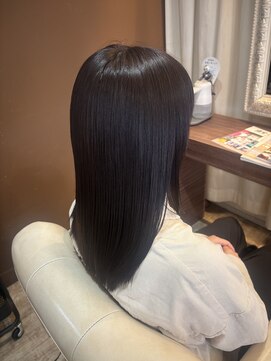 ヘアデザインスペース イチエ(hair design space i chi e) トリートメントとアッシュ×グレージュでつくる艶カラー