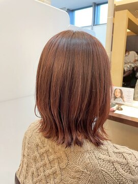 髪質改善/顔周りレイヤーカット/グレージュ[千葉/千葉駅]