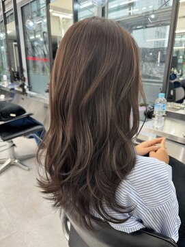 ブリーチなしダブルカラー☆マロンベージュ