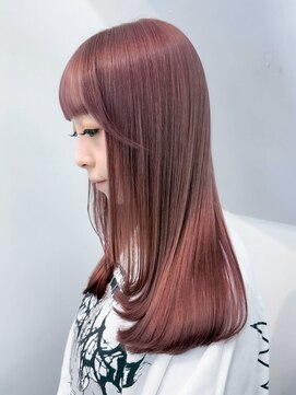 シオン(shion) 韓国ヘア顔周りレイヤー前髪カットロング_ba573512