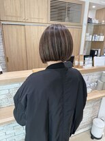 クレア 上大岡(CREA)&nbsp;白髪ぼかしハイライト縮毛矯正ダブルカラー髪質改善30代40代50代