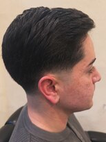 スカイマスターバーバー 渋谷(SKY MASTER BARBER)&nbsp;オールバックテーパーフェード<理容室>[床屋/シェービング/渋谷]