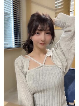 ルル(loulou) 【チョコレートグレージュ×レイヤーカット×前髪顔周りカット】