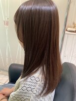 アース 常盤平店(HAIR & MAKE EARTH)&nbsp;まとまり重視の艶ストレートセミロング ♪