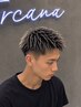 メンズカット+メッシュキャップ【抜きっぱなしハイライト】