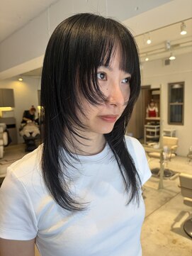 リタ(LITA) 顔周りレイヤー×ストレートロング◇川口