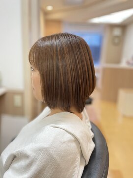 カット クラブ 大人のくびれボブ【メテオカラー】