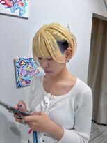 バイエイト 今池(By eight) 抜きっぱなし×ツーブロブルー