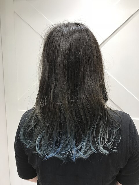 透明感　×　裾ブルー