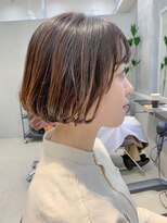 テトヘアー(teto hair)&nbsp;フレンチボブ、ショートボブ、ベージュ