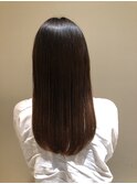 菊池指名　グラデーション　ナチュラルブラウントーンダウン