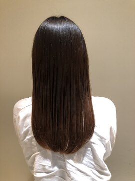 ハコ(ha co) 菊池指名　グラデーション　ナチュラルブラウントーンダウン