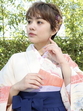 リスタバイネオリーブ 浅草(Re:sta by neolive) 袴着付け　浅草　美容室　Re:sta by neolive