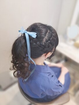 ヘアセットサロン ミント(Hair set salon MINT) 編み込みポニー