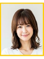 ヘアー リラックス 風香(HAIR RELAX) 大人可愛いくびれミディアムウルフ・ひし形パーマ☆30代40代50代