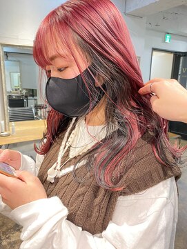 ヴェルダ 池袋店(verda) 逆インナーカラー◎Yamamoto