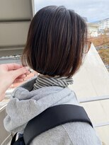 オーシャン(Ocean)&nbsp;［OCEAN Hair&Life 水田成美］簡単スタイリングぱっつんボブ☆