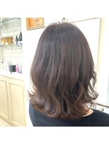 ヴィーヴォ 天六店(VIVO)&nbsp;【VIVO】池田晃久 コラーゲンカラー ミディアムボブ ブラウン