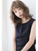 ウェーブ&カールのリラクシーヘアー