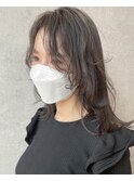 セミロング×長め前髪かきあげセット