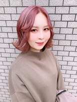 リア(Lia by KENJE)&nbsp;Lia＆汐見悠佑　ペールピンク＆韓国風似合わせカット